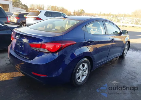 2014 Hyundai Elantra Se из США, поврежденный, VIN 5NPDH4AE8EH537012